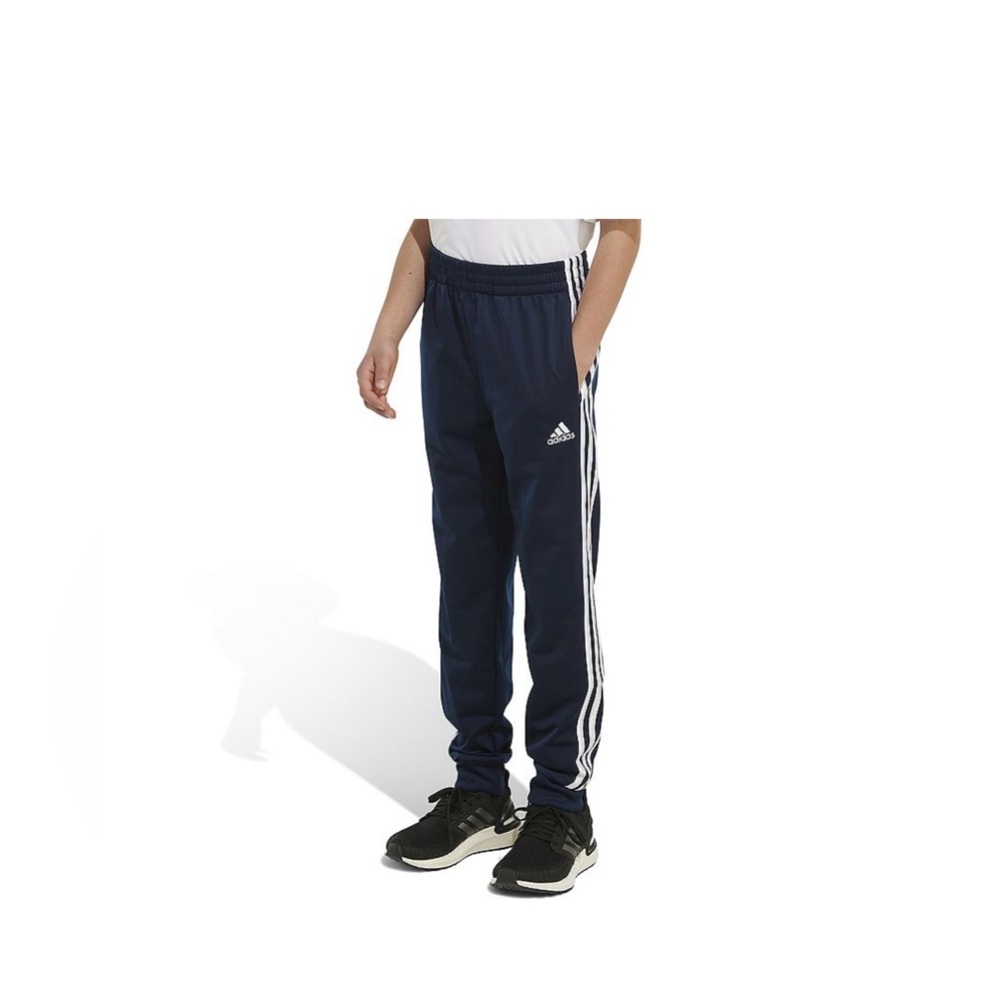 Adidas Kids Tricot Jogger Pants, Size: L / 14/16, Color: Navy / White